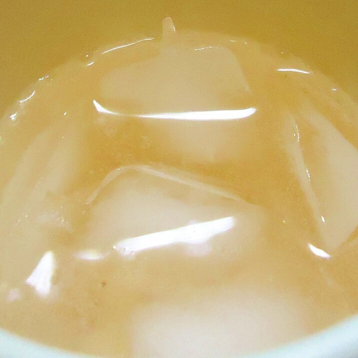 梨アイス入り 梅酒ソーダ